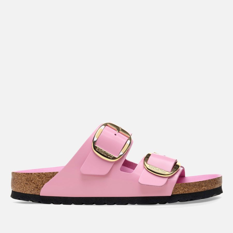 Birkenstock Women's Arizona Big Buckle Slim-Fit Leather Double Strap Sandals - UK 7