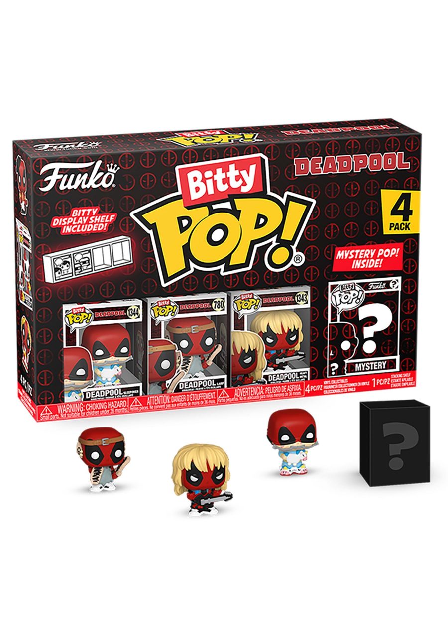 Bitty POP! Marvel - Deadpool Sleepover 4 Pack