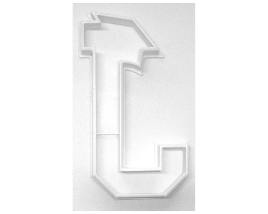 Block Letter J with Graduation Cap School Cookie Cutter USA PR3731