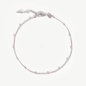 Bobble Chain Anklet | Sterling Silver