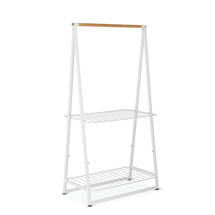 Brabantia - Linn Clothes Rack - Multi-Functional - Space Saver - Adjustable Shel