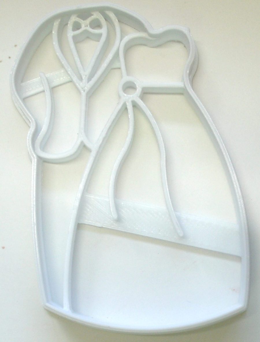 Bride And Groom Wedding Engagement Anniversary Mr Mrs Cookie Cutter USA PR2619