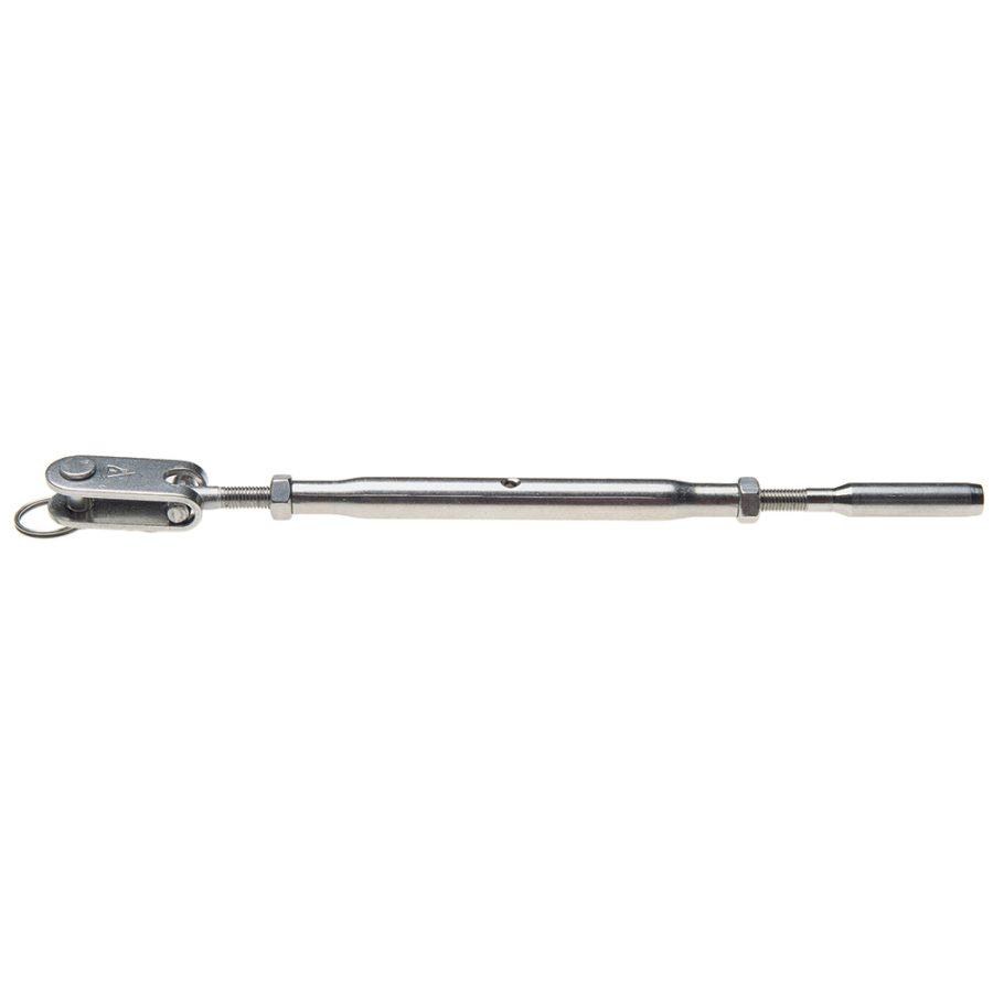 C. SHERMAN JOHNSON 26-412 CLOSED BODY JAW TO SWAGE TUBULAR TURNBUCKLE FOR1/8 INCH WIRE