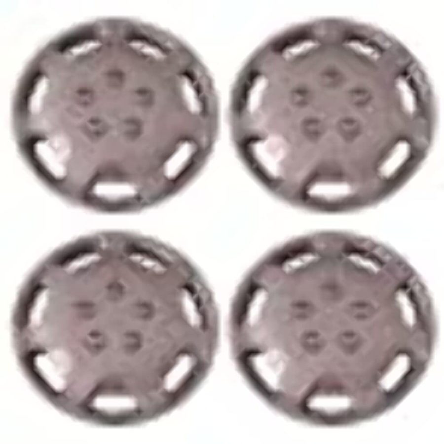 COAST TO COAST IWCB86314S Set of 4 Silver 14 Inch 7 hole Camry Replica Hubcap Wheel Cover with Clip Retention - Aftermarket: