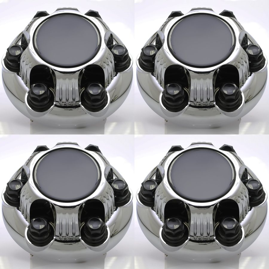 COAST TO COAST IWCC5129C Set of 4 Replacement Aftermarket Center Caps Hub Cover (Fits Chevy & GMC Only 6 Lug Wheels) 16 INCH & 17 INCH Inch Wheel - Part Number: IWC