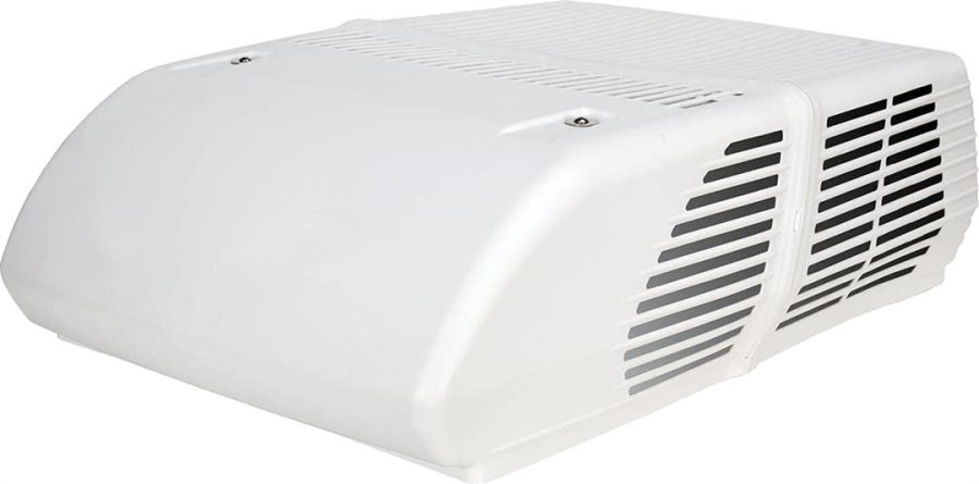 COLEMAN 45004-0762 Mach Mach 10 Signature Series Heat Pump with Wood Skid - 15,000 BTU, Textured White