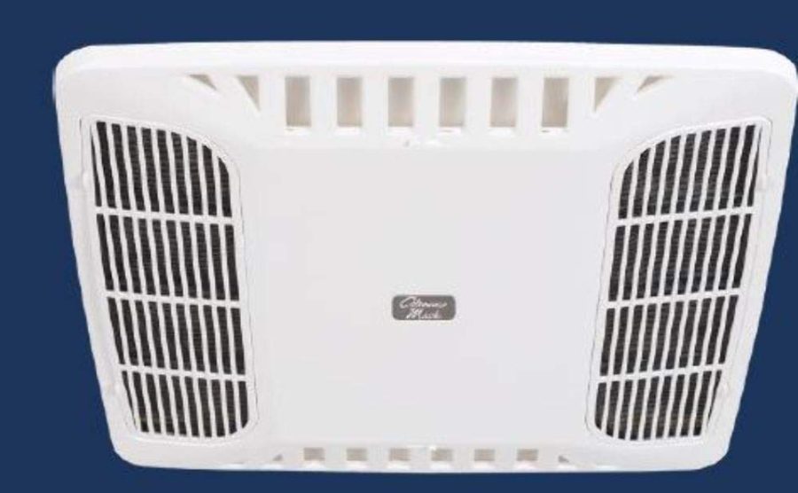 COLEMAN 8430A635 Mach ChillGrille Ducted Ceiling Assembly - Heat-Ready, White