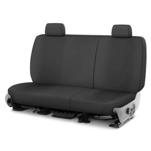 COVERCRAFT SS8385PCCH SeatSaver Second Row Custom Fit Seat Cover for Select Dodge Ram Pickup Models - Polycotton (Charcoal)