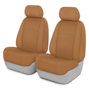 COVERCRAFT SSC2533CABN Carhartt SeatSaver Custom Seat Covers 1st Row Bucket Seats | for Select Chevrolet Silverado/GMC Sierra Models | Brown