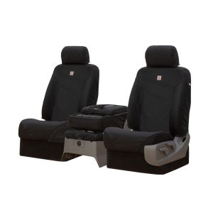 COVERCRAFT SSC3437COBK Carhartt Super Dux SeatSaver Custom Seat Covers 1st Row 40/20/40 Bench Seat | Compatible with Select Chevrolet Silverado/GMC Sierra 1500/2500/3500 Models | Black