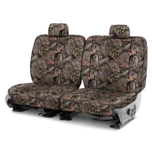 COVERCRAFT SSC7432CAMB Mossy Oak Camo Carhartt SeatSaver Custom Seat Covers 2nd Row Bench Seat | Compatible with Select Dodge Ram Models, Break-Up Country