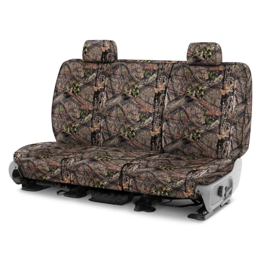 COVERCRAFT SSC8375CAMB Carhartt Mossy Oak Camo SeatSaver Second Row Custom Fit Seat Cover for Select Chevrolet/GMC Models - Duck Weave (Break-Up Country)