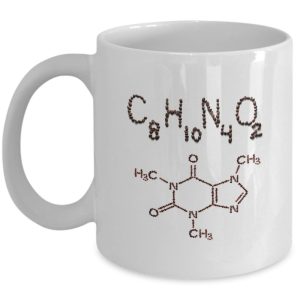 Caffeine Element - Coffee lovers gifts by HappyHome Shop - 11 oz Ceramic Coffee