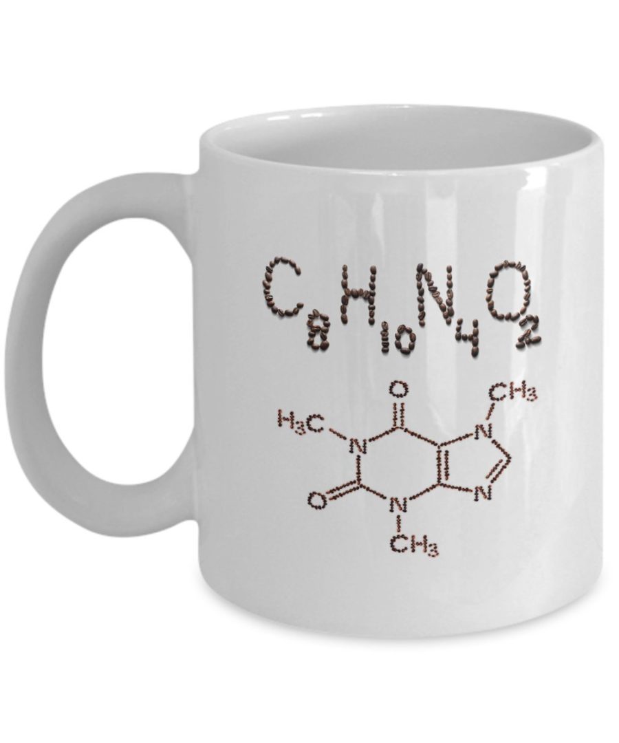 Caffeine Element - Coffee lovers gifts by HappyHome Shop - 11 oz Ceramic Coffee