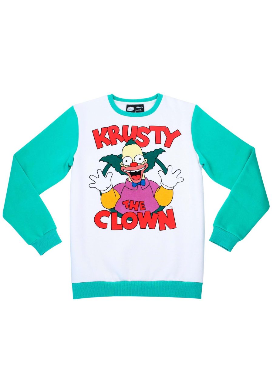 Cakeworthy Krusty The Clown Unisex Crewneck Sweater