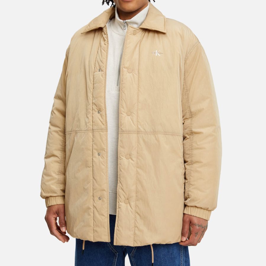 Calvin Klein Jeans Archival Monologo Recycled Nylon Coach Jacket - S