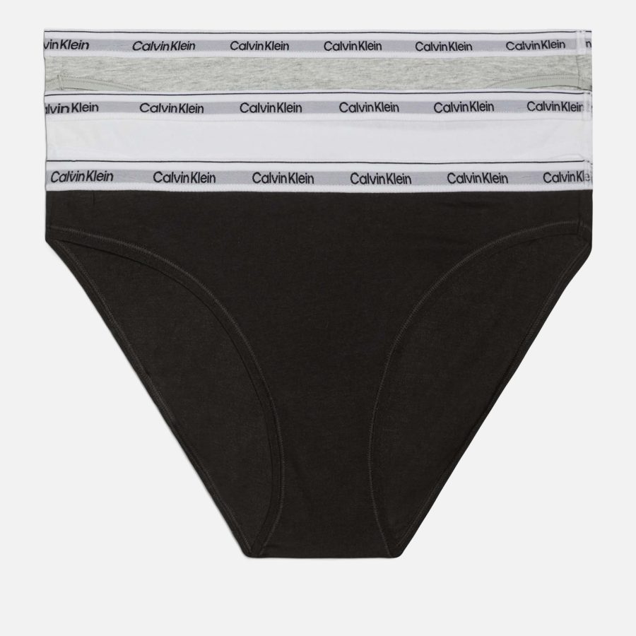 Calvin Klein Modern Logo Stretch Cotton Bikini Briefs - XL