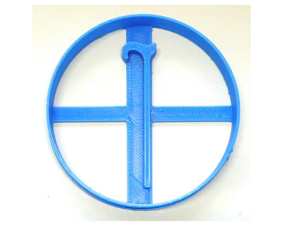 Cane Medical Device Healing Rehabilitation Healthcare Cookie Cutter USA PR3790