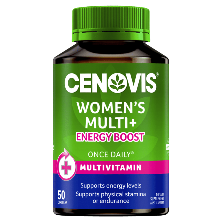 Cenovis Women's Multi + Energy Boost 50 Capsules