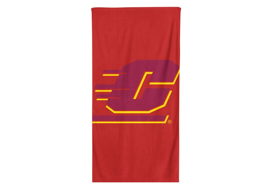 Central Michigan Chippewas NCAAF Beach Bath Towel Swimming Pool Holiday Gift