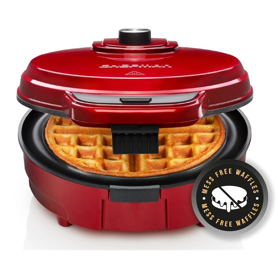 Chefman Anti-Overflow Belgian Waffle Maker w/Shade Selector, Temperature Control