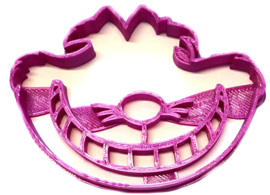 Cheshire Cat Alice In Wonderland Purple Cookie Cutter 3D Printed USA PR2345