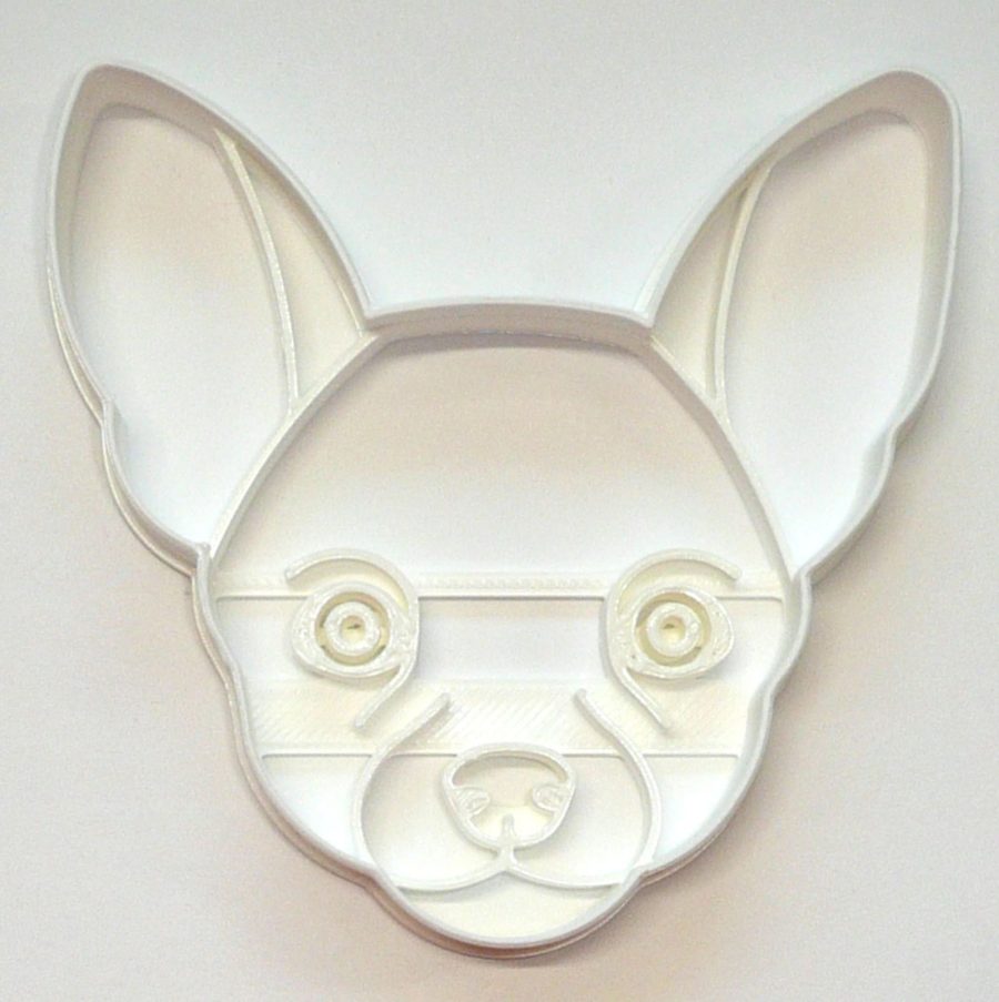 Chihuahua Dog Face Detailed Smallest Breed Cookie Cutter USA PR4025