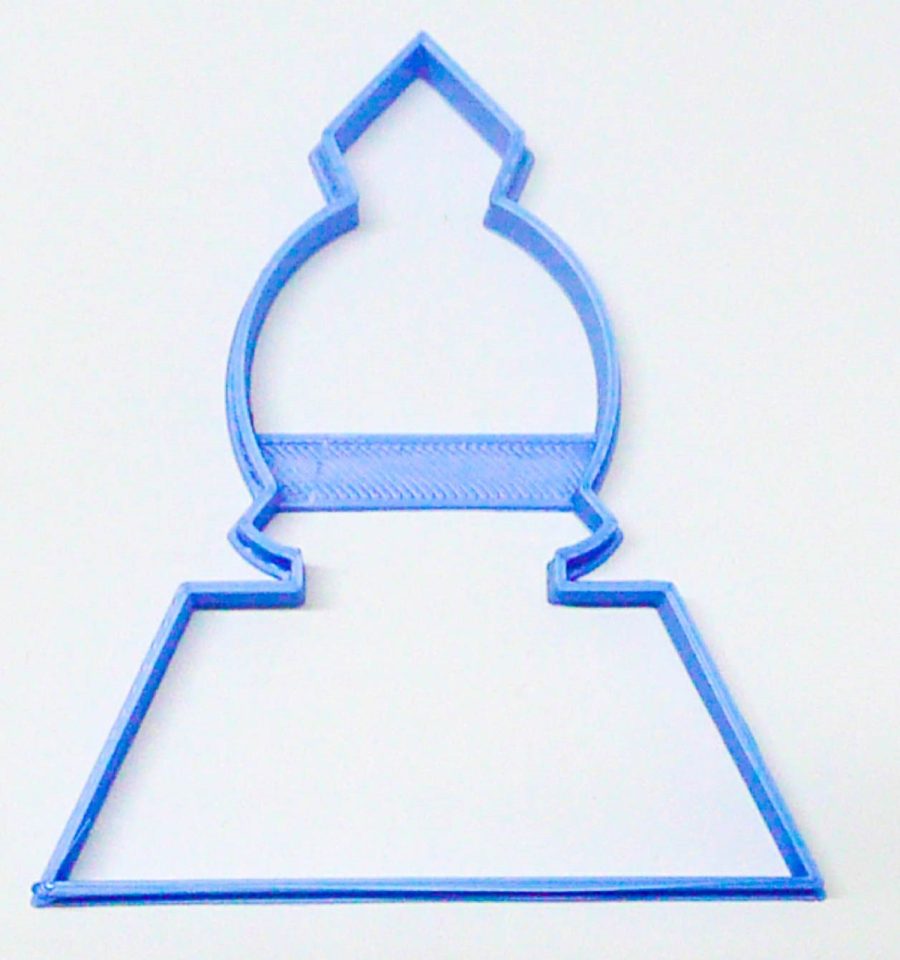 Church Outline With Onion Dome Steeple 4 Inch Size Cookie Cutter USA PR3083