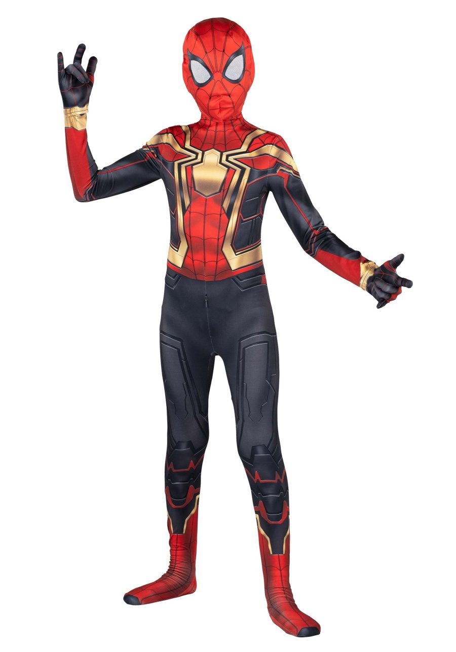 Classic Spider-Man Integrated Zentai Kid's Costume