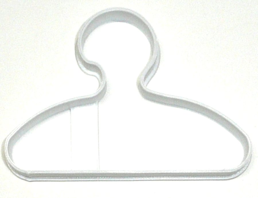 Clothes Hanger Outline Clothing Fashion Bridal Shower Cookie Cutter USA PR2620