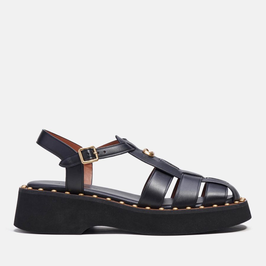 Coach Women's Vivienne Leather Sandals - UK 8