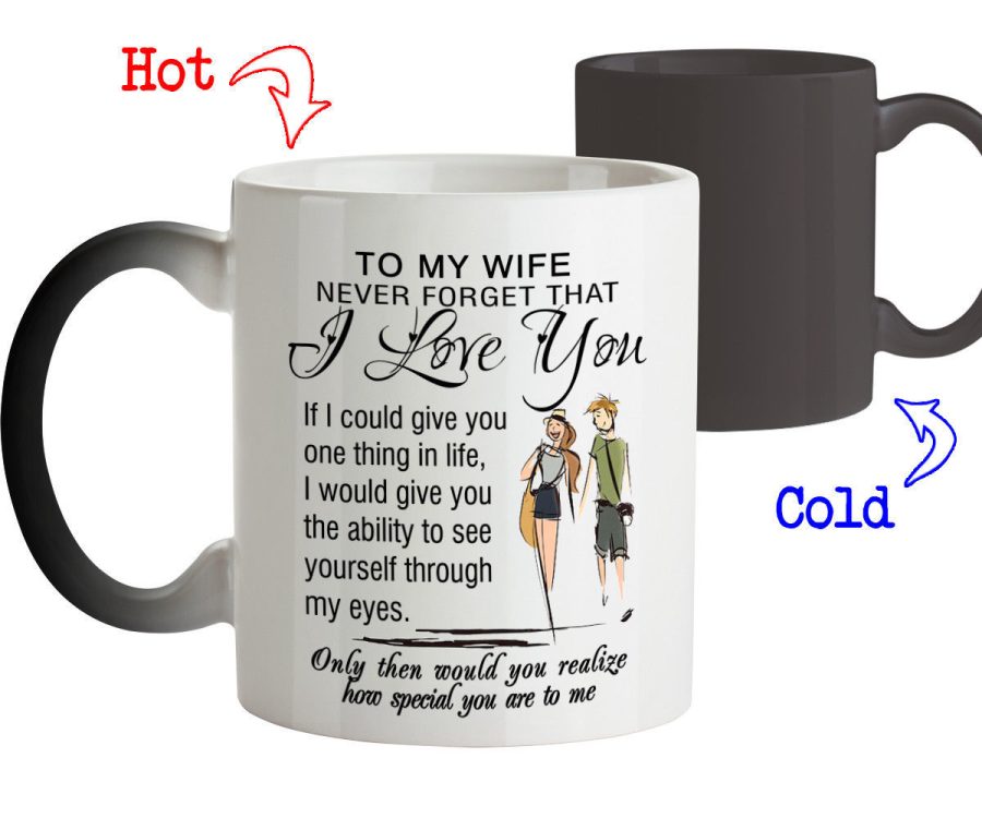 Coffee Mug Gift for Wife Never Forget that I Love You Romantic gift from Husband