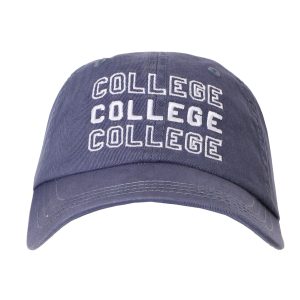 College College College Blue Dad Hat