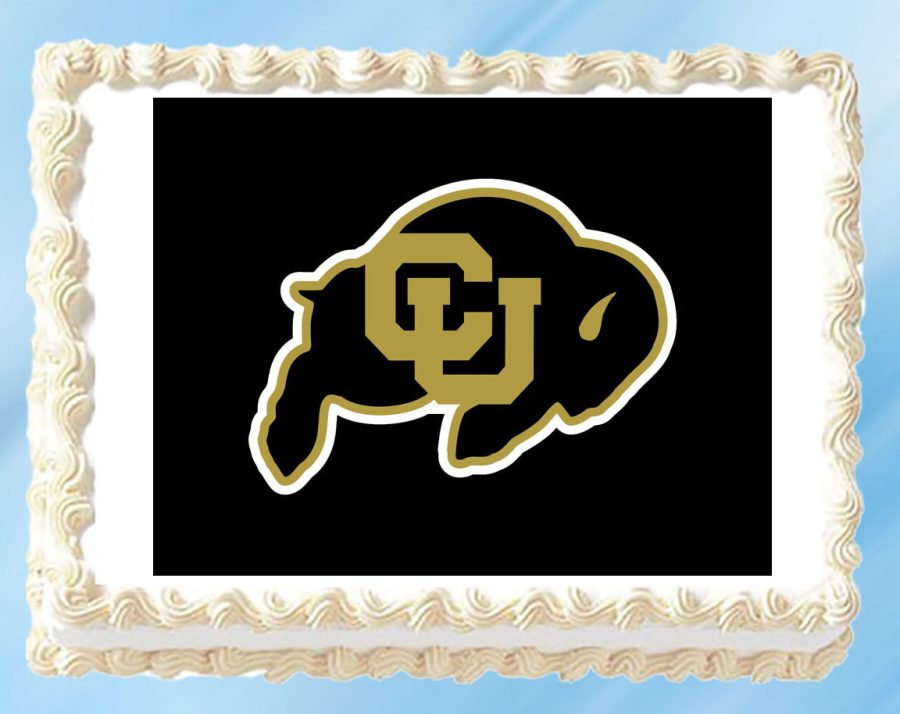 Colorado Buffalos Edible Image Cake Topper Cupcake Topper 1/4 Sheet 8.5 x 11"