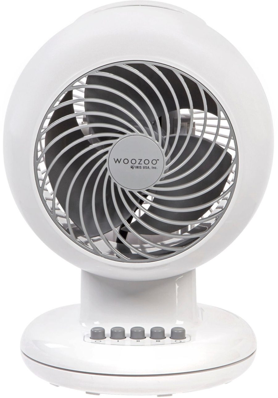 - Compact Personal Oscillating Fan - White