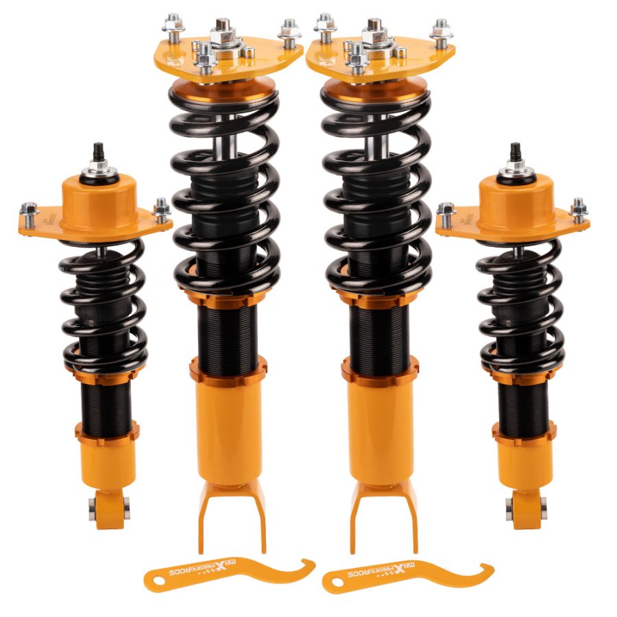 Complete Coilovers Kit compatible for Mazda RX-8 2004-2011 Struts Coil Shocks Adj. Height lowering kit