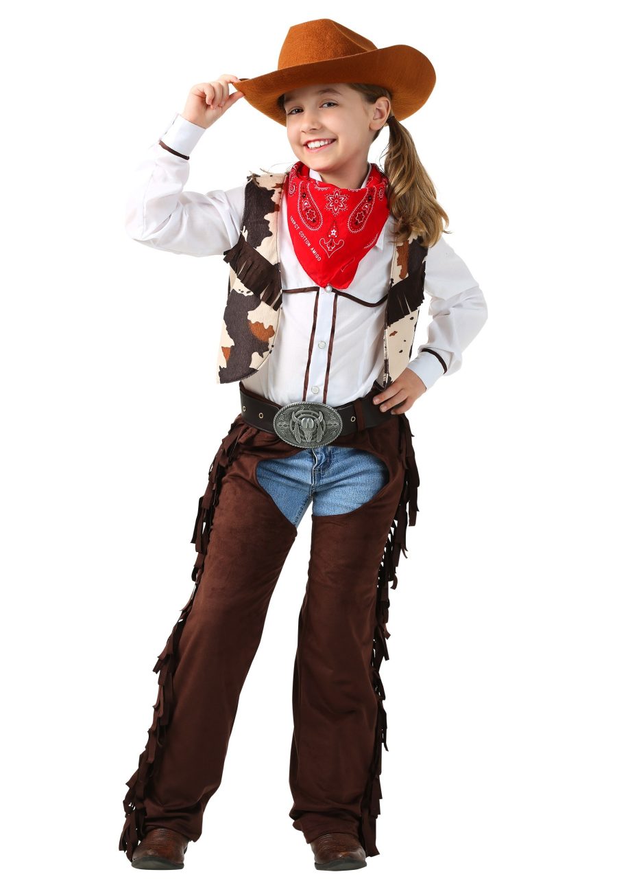 Cowgirl Chaps Girl's Costume