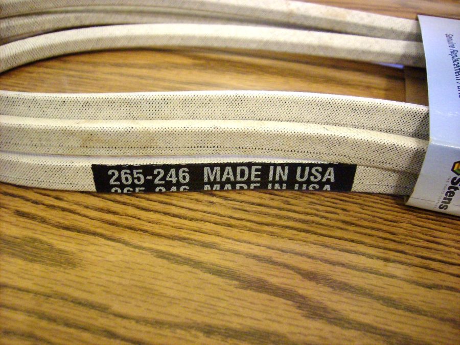 Cub Cadet, MTD Deck Drive Belt 46" Cut, 754-04033, 954-04033