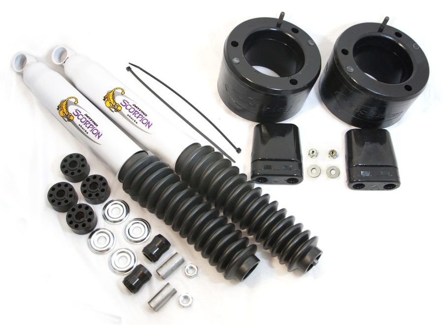 DAYSTAR KC09138BK Dodge RAM 2500/3500 2 INCH Leveling Kit with bump stops and front shocks, fits production date of May 2013 to 2017 4WD, all transmissions, all cabs, Does not fit Power Wagon Made in America