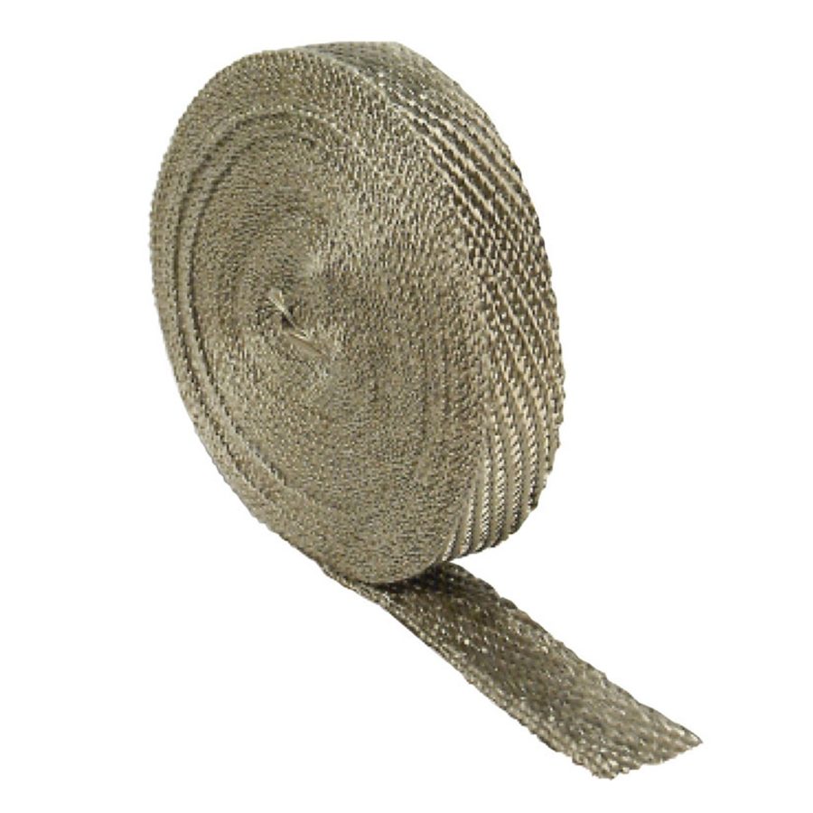 DESIGN ENG 10126 0Titanium 1 INCH x 50FT Exhaust Heat Wrap with LR Technology