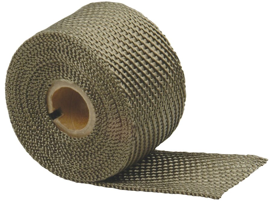 DESIGN ENG 10131 0Titanium 2 INCH x 25FT Exhaust Heat Wrap with LR Technology