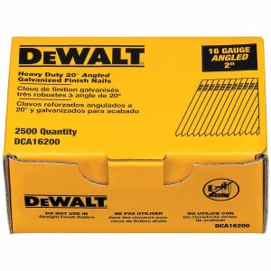 DEWALT 2" Angled Finish Nails 2,500 PK