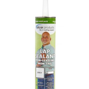 DICOR 551LSG-1 HAPS-Free Non-Leveling Lap Sealant - 10.3 Oz, Grey, Secure, Ideal for RV Roofing, Maintenance, Repair, Appliance Application