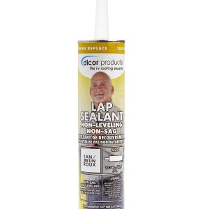 DICOR 551LST-1 HAPS-Free Non-Leveling Lap Sealant - 10.3 Oz, Tan, Secure, Ideal for RV Roofing, Maintenance, Repair, Appliance Application