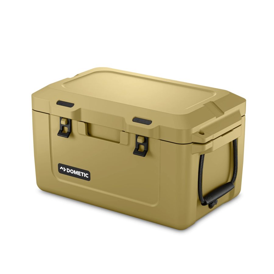 DOMETIC 9600028793 Patrol 35L Insulated Hard Cooler, Olive, Ice Chest and Passive Cool Box, Fits 28 Cans