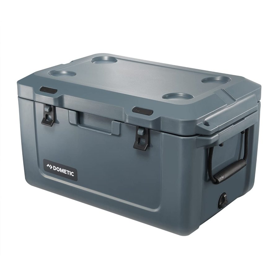 DOMETIC 9600029271 Patrol 55L Insulated Hard Cooler, Ocean, Ice Chest and Passive Cool Box, Fits 43 Cans