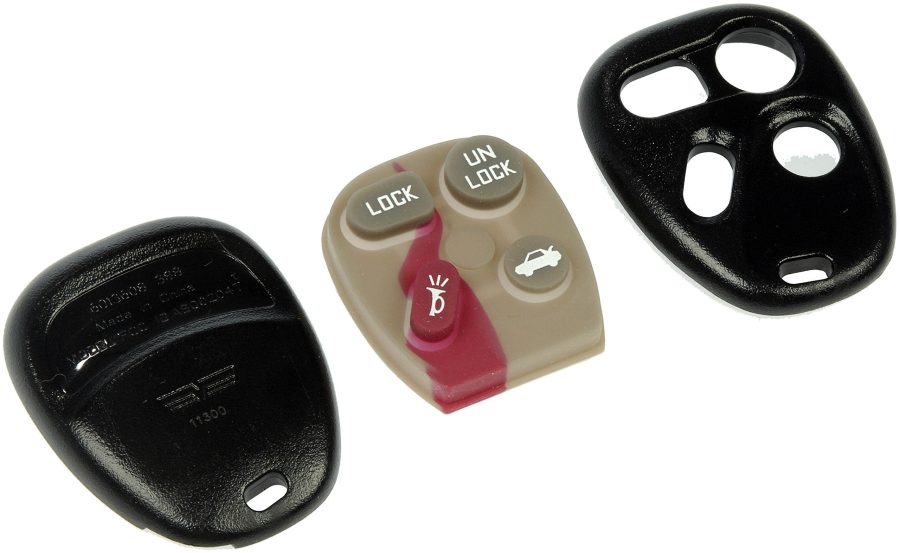 DORMAN 13608 Keyless Entry Transmitter Cover Compatible with Select Models, Black