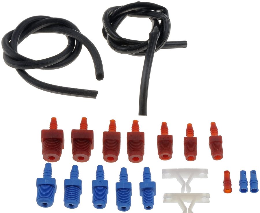 DORMAN 13911 Master Cylinder Bleeder Kit - 22 In. Hose, Clip, And Sae And Metric Fittings Universal Fit