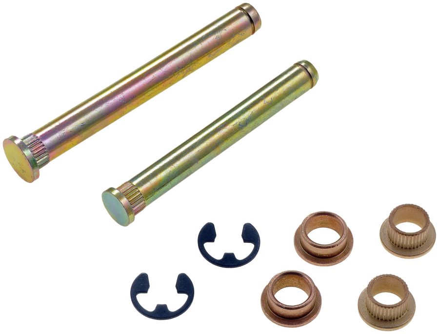 DORMAN 38423 Door Hinge Pin And Bushing Kit - 2 Pins, 4 Bushings And 2 Clip Compatible with Select Dodge Models, 2 Pack