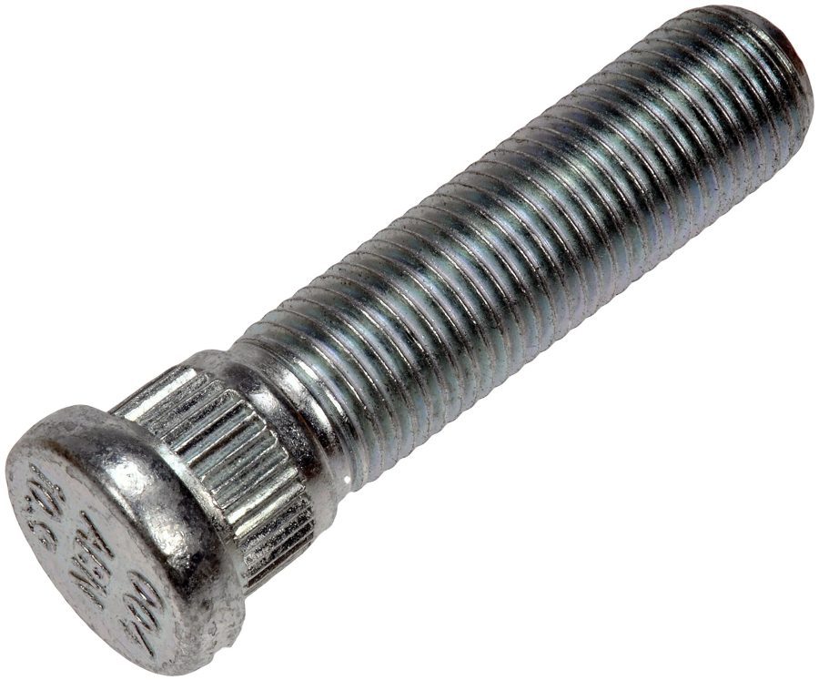 DORMAN 610-004 M14-1.50 Serrated Wheel Stud - 16mm Knurl, 59.77mm Length Compatible with Select Ford / Lincoln Models, 10 Pack